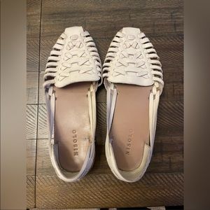 Nisolo bone hurache sandals